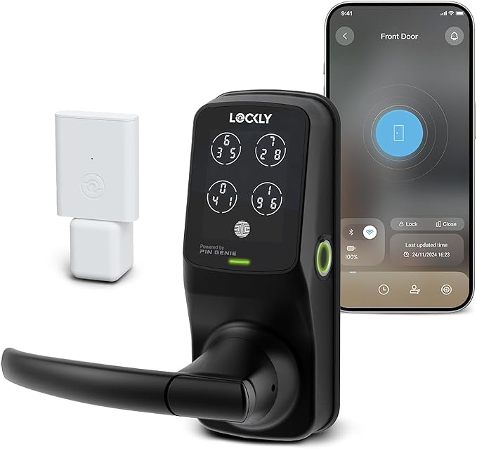 Lockly Secure Pro Smart Lock Wi-Fi, Keyless Entry Digital Keypad Door Lock by Lockly
