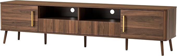 Merax Mid Century 78" TV Stand, Modern Entertainment Center - Image 8
