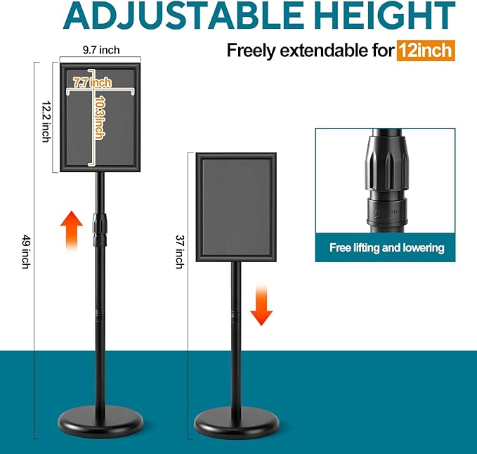 USCNC Sign Holder Stand 8.5x11 inch - Image 2