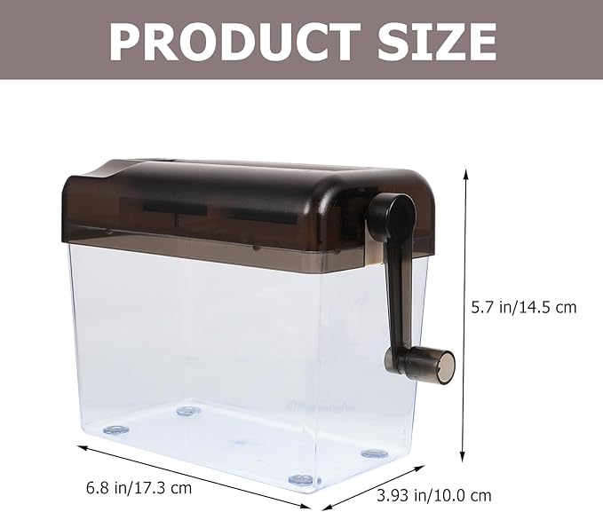 ifundom Manual Paper Shredder Small Desktop Handheld Wear-Resistant Shredder - Image 2