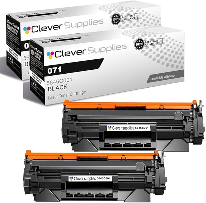 CS Replacement Compatible with Canon 071 Toner Cartridge 5645C001 to use with by CleverSupplies