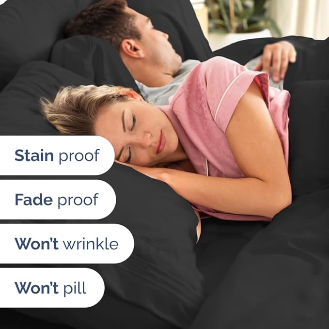 Split Head King Sheet Set – 4 Piece Flex Split Top King Sheets - Image 6