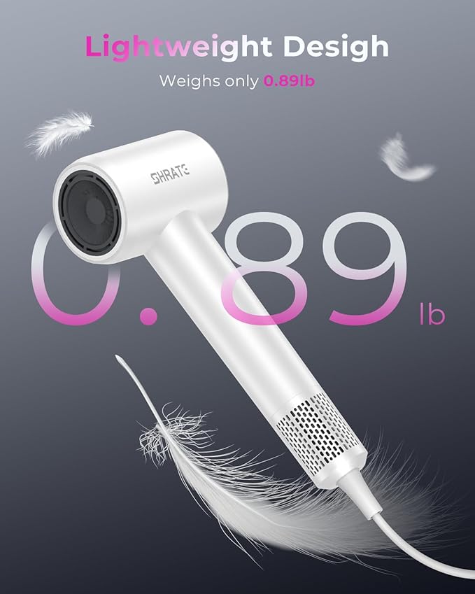 SHRATE Professional High Speed Ionic Hair Dryer | Ultra-Fast Drying | 500 - Image 4