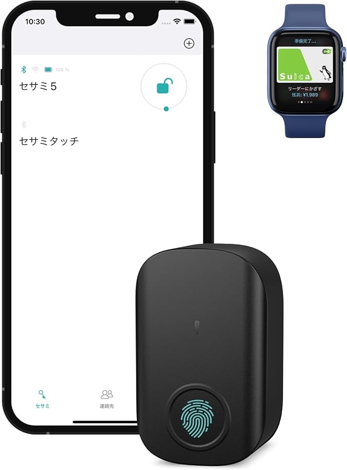 CANDY HOUSE Sesame Touch, Smart Lock, Fingerprint, NFC Card, Vacation Rental by CANDYHOUSE