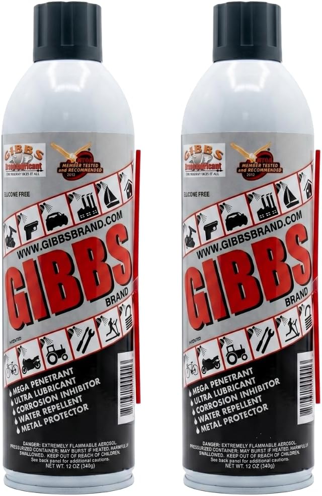 Gibbs Brand Lubricant (2-12oz cans)