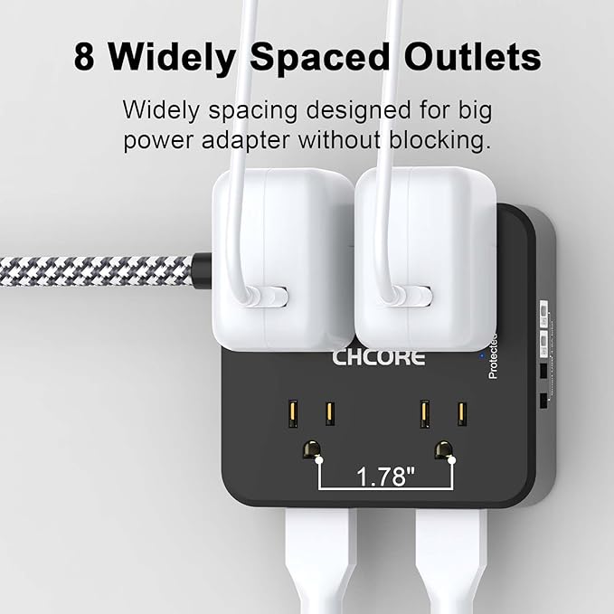 Surge Protector Power Strip - Image 4