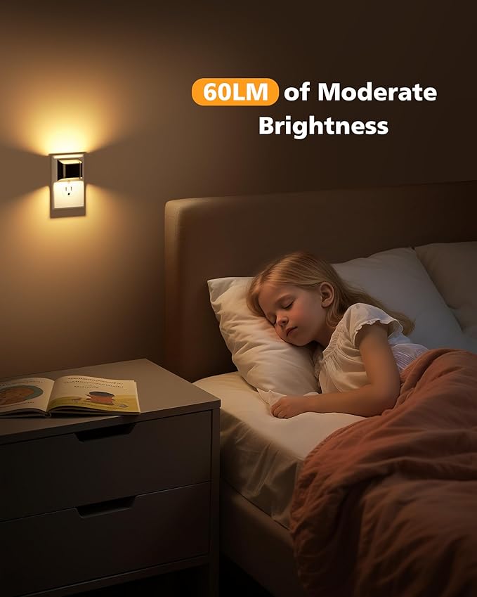 VOLISUN Night Lights Plug into Wall, 2 Pack Up and Down LED Night Light - Image 4