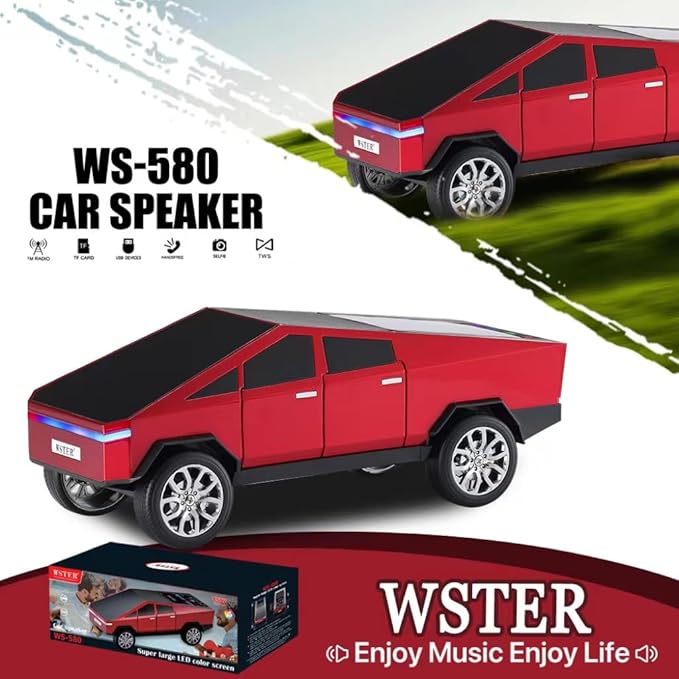 WSTER Futuristic Pickup Truck Bluetooth Speaker - Image 2