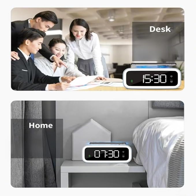 IHAO 5in1 Multi-Functional Alarm Clock - Image 8