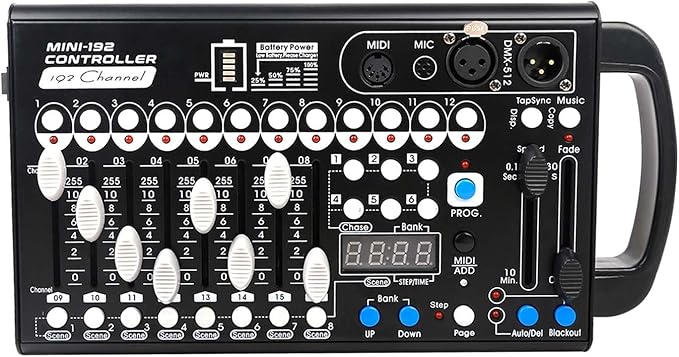 Battery Dmx Controller with Midi, Portable Dmx Controller - Image 8