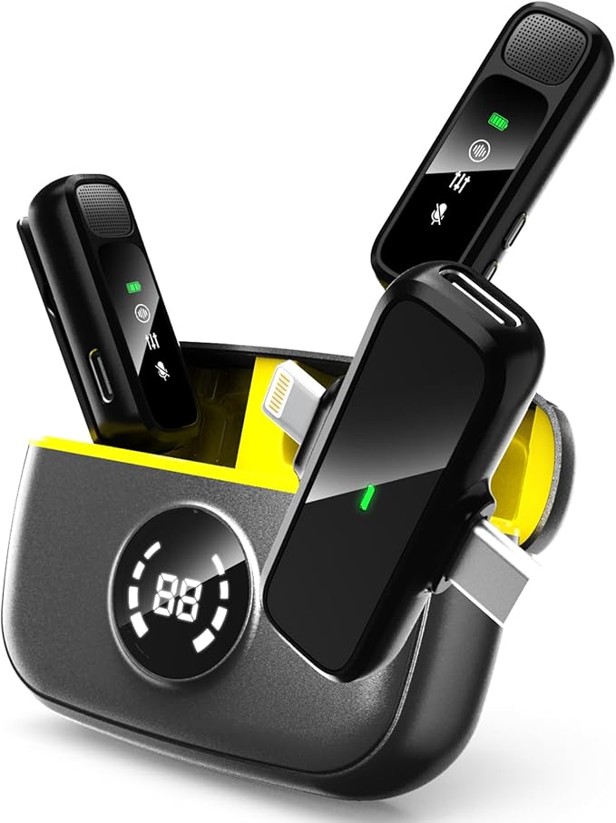 BKIY Wireless Lavalier Microphone by BKIY