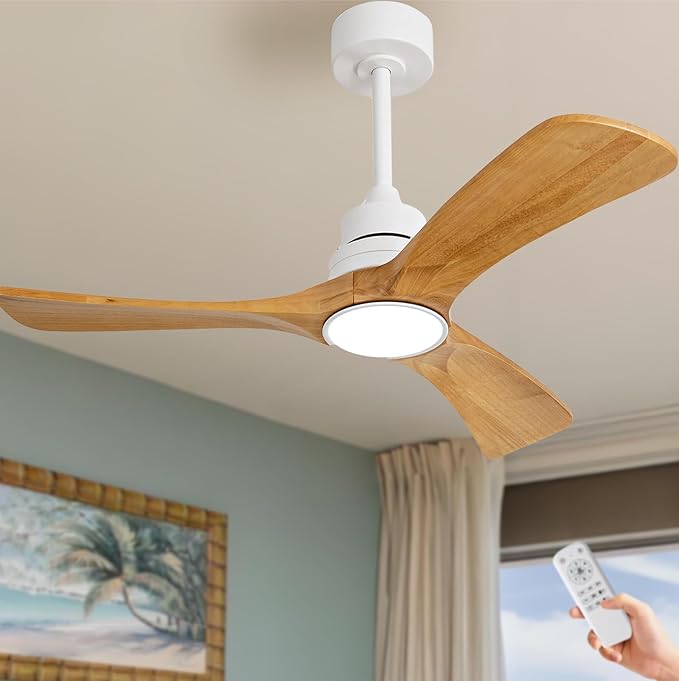 36 Inch Ceiling Fan with Light and Remote Control, 6 Speeds Reversible DC Motor by Unknown
