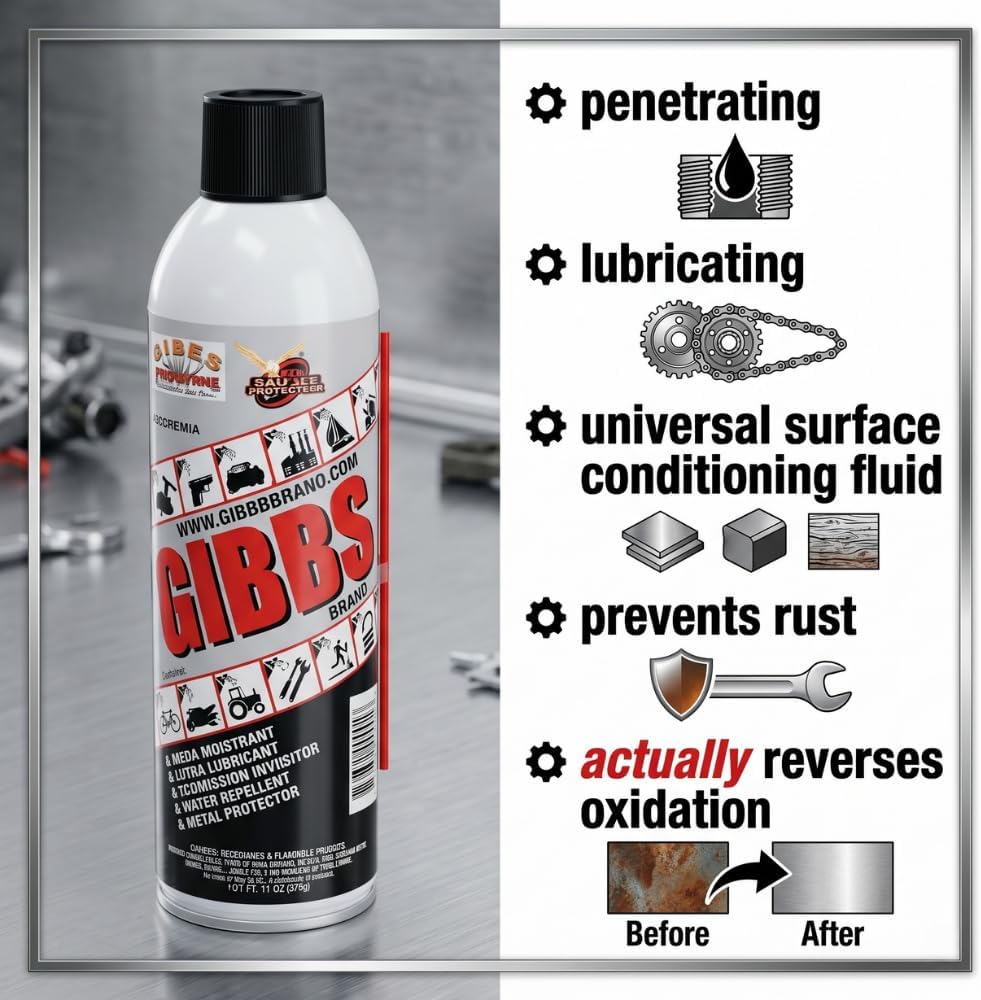 Gibbs Brand Lubricant (2-12oz cans)