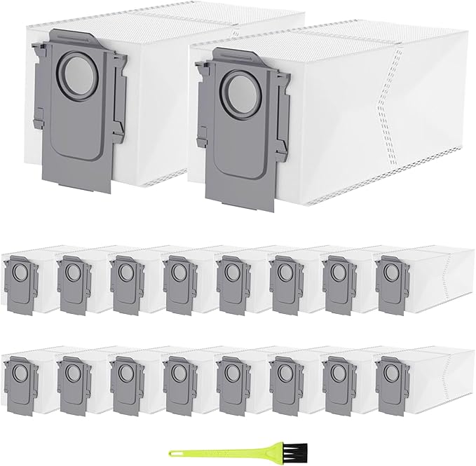 18 Pack Dust Bags for Roborock QRevo/Saros 10R/ S8 MaxV Ultra/Qrevo Pro/Qrevo by Unknown