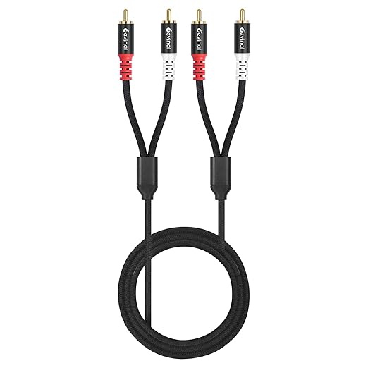Devinal 10FT RCA Cables, 2RCA to 2RCA Audio Cable, Male Stereo RCA Cord - Image 9