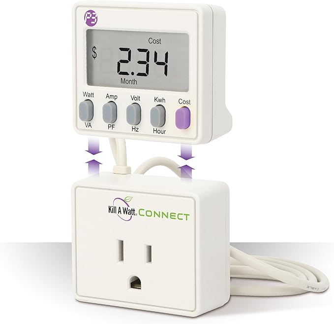 Kill A Watt Connect P4498 Electricity Usage Monitor Power Consumption Meter by KILL+A+WATT
