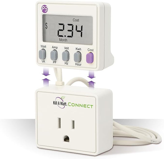 Kill A Watt Connect P4498 Electricity Usage Monitor Power Consumption Meter by KILL+A+WATT