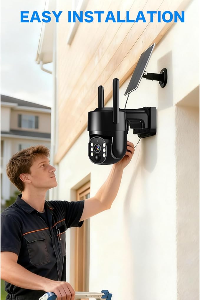 Solar Security Cameras Wireless Outdoor, 5G/2.4G Solar WIFI Cameras - Image 2