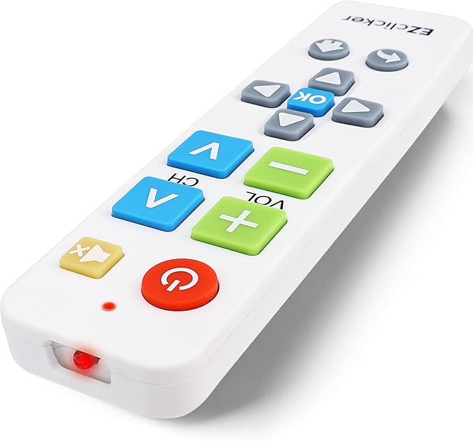 EZclicker Plus Big Button Universal TV Remote Simple Easy to Use, Works - Image 9