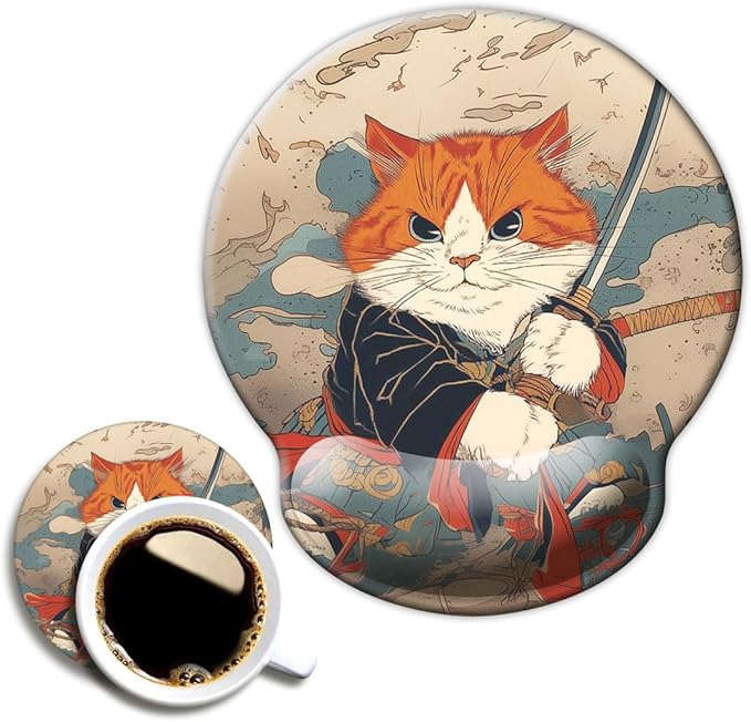 Ergonomic Mouse Pad with Wrist Support, Mouse Pad with Wrist Rest, Relieve by Dooke
