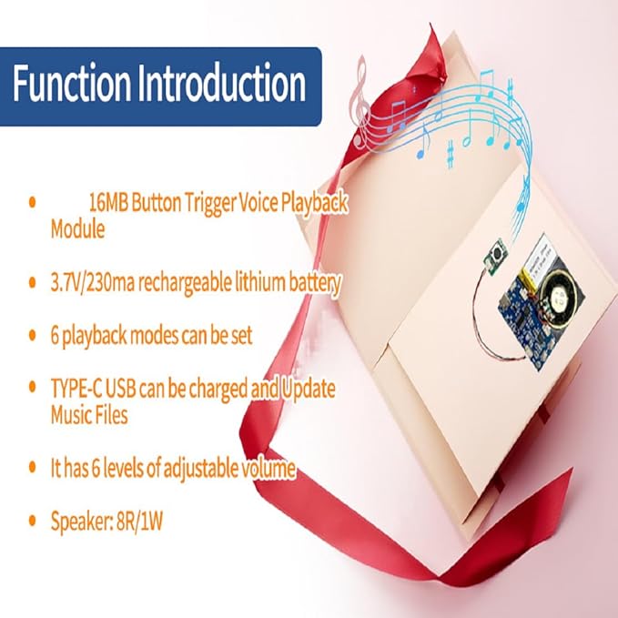 XLW Module - 16MB Push Button Activated Sound Module - Image 9