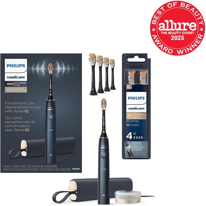 Philips Sonicare DiamondClean Prestige 9900 Rechargeable Electric Toothbrush - Image 2