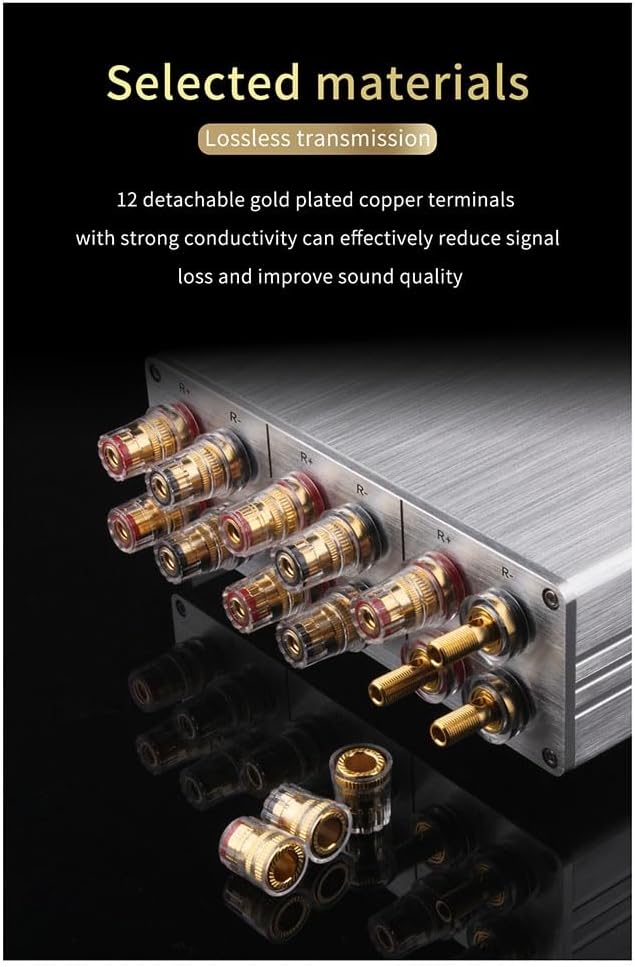 TKOWTB HiFi Lossless 4 in 1 Out 2 in 1 Out HiFi Stereo Audio Source Input - Image 6