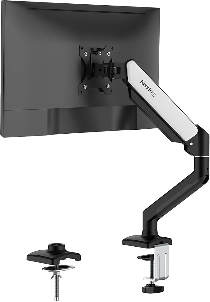 NearHub Single Monitor Mount, Each13-32 ” Up to 22 lbs Computer Screen by NearHub