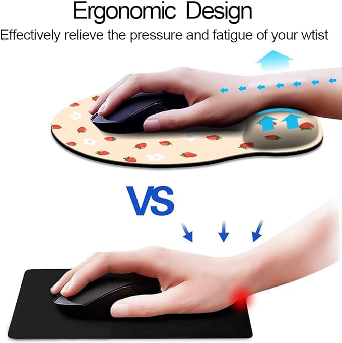 Ergo Comfort Gel Wrist Rest Mouse Pad-Ergonomic Office Mousepad - Image 2