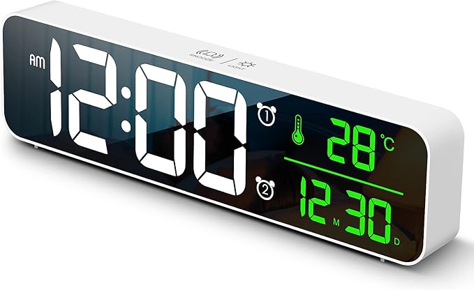 Hournor Digital Clock for Bedroom, Digital Wall Clock for Living Room Decor by HournorDigitalClock