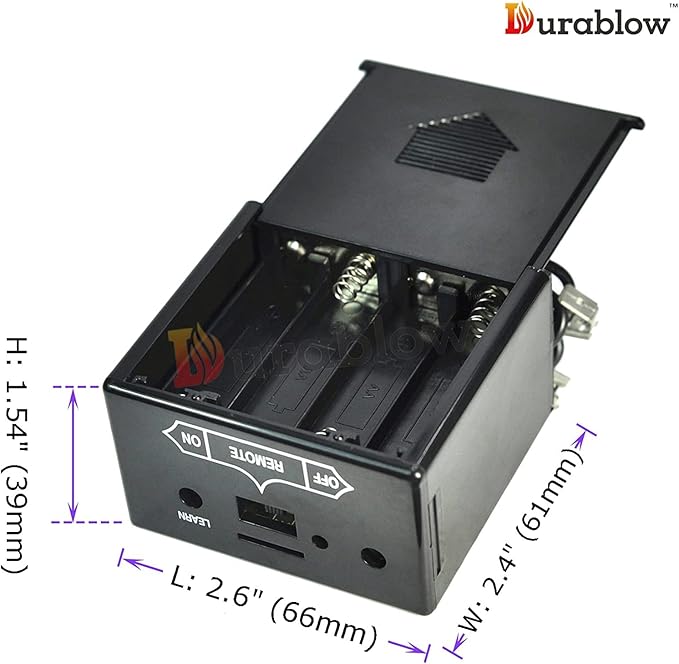 Durablow TR1001 On/Off Gas Fireplace Remote Control Kit - Image 5