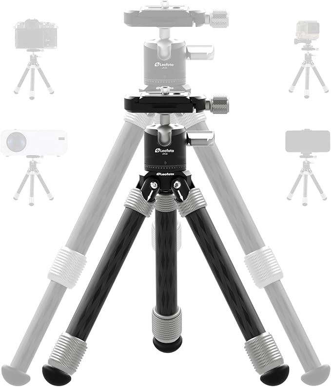 LEOFOTO Carbon Fiber Mini Table Tripod by Leofoto