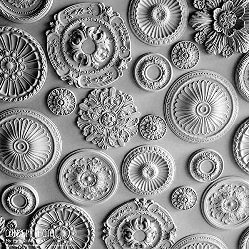 Ekena Millwork CM28BE 28 3/8"OD x 3 3/4"ID x 1 5/8"P Benson Classic Ceiling Medallion