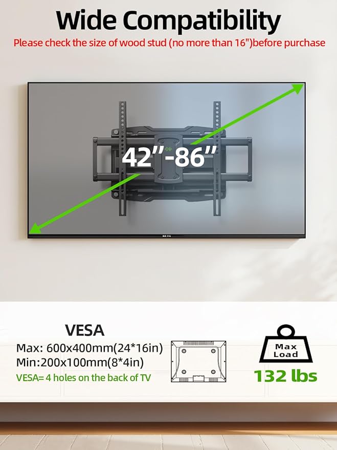 USX Mount Full Motion TV Wall Mount - Image 3