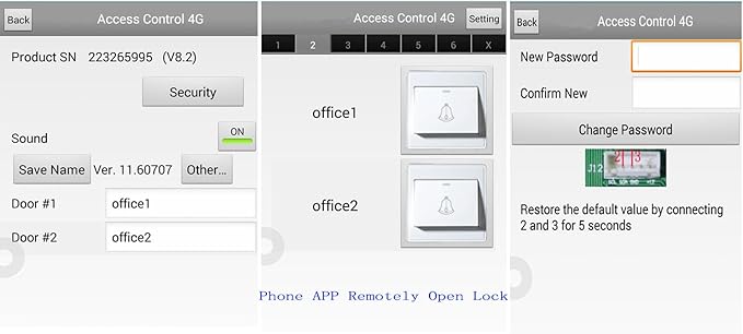 MENGQI-CONTROL TCPIP 2 Doors Magnetic Lock Access Control Systems Request to - Image 5