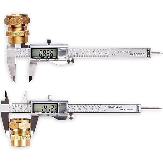 Digital Caliper, IP54 Waterproof Stainless Steel Caliper Measuring Tool - Image 6