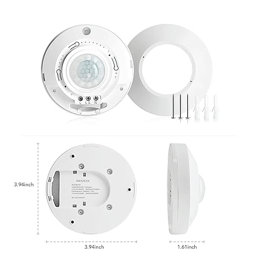RAYZEEK Ceiling Mount Motion Sensor, 360 Motion Sensor, Occupancy Sensor Switch - Image 4