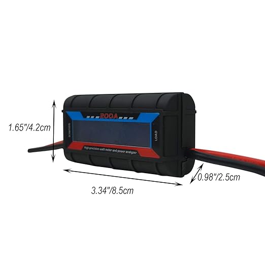Proshopping 200A RC Watt Meter, High Precision Power Analyzer, DC 0-60V Volt - Image 2