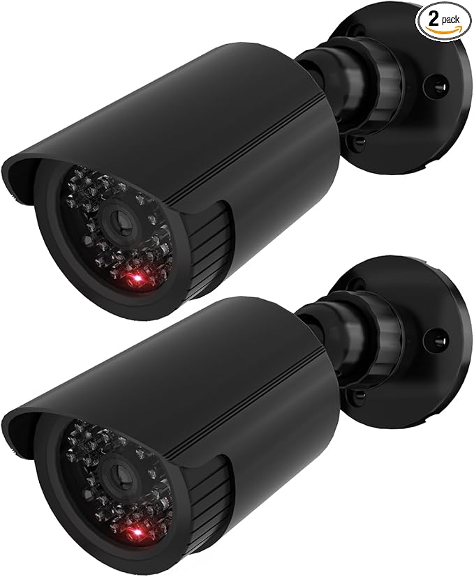 WALI Bullet Dummy Fake Surveillance Security CCTV Dome Camera Indoor Outdoor by WALI