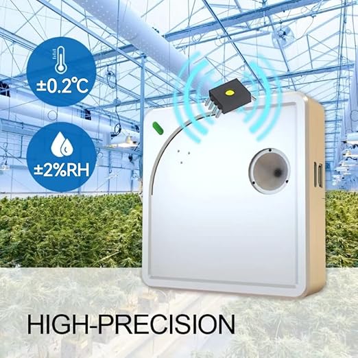 UbiBot WS1 WiFi Environmental Sensor: Temp, Light Monitoring | External Probe | - Image 4