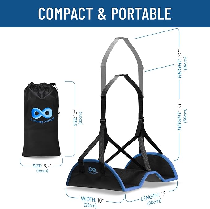 Everlasting Comfort Airplane Foot Hammock - Image 4