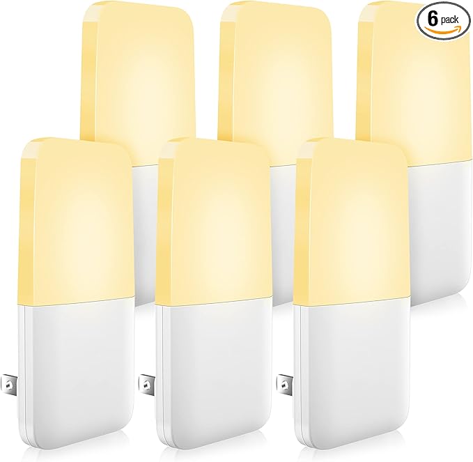 MAZ-TEK Plug in Night Light, Warm White LED Nightlights by MAZ-TEK