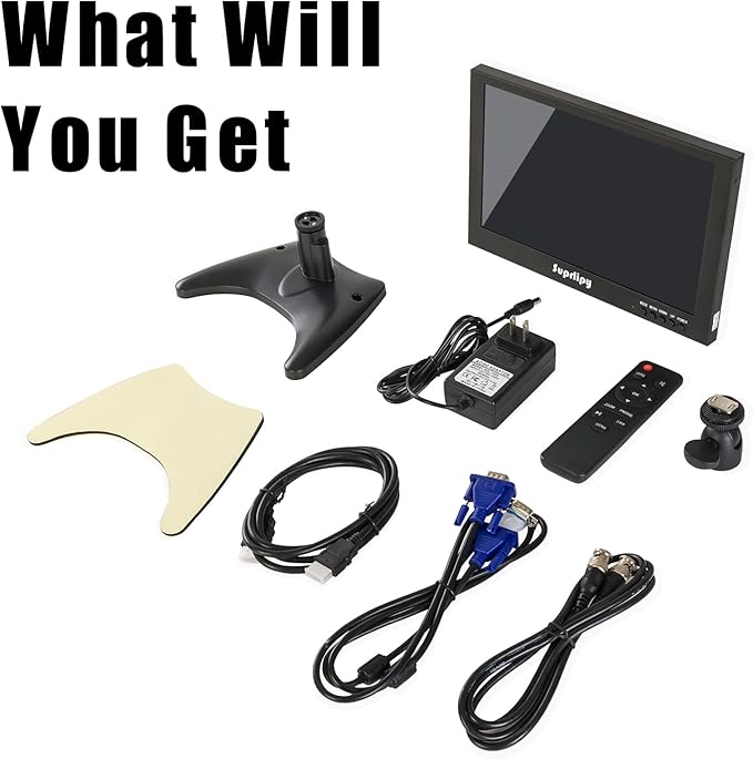 Suprlipy 10.1 Inch Mini Small HDMI Monitor 1920x1200 16:10 IPS Metal Housing - Image 6