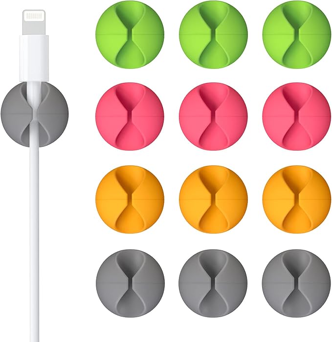 12 Pack Cable Clips, Znben Cable Holder by Znben