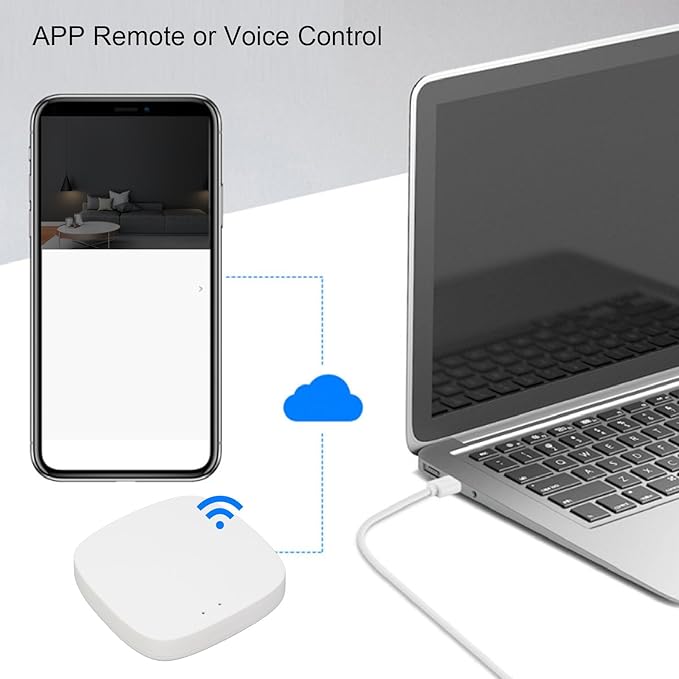 TOOLSGO For Zigbee Smart Gateway for Tuya APP Remote and Voice Control Wireless - Image 5