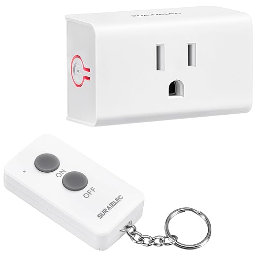 SURAIELEC Remote Control Outlet, Wireless Light Switch by SURAIELEC
