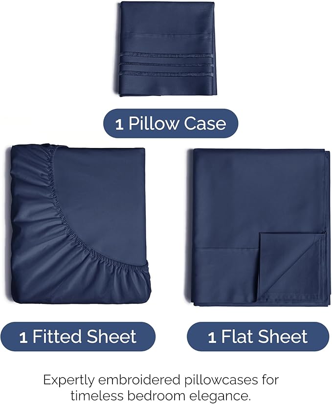 Twin XL Size 3 Piece Sheet Set - Image 2