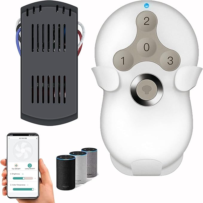 Smart WiFi Universal Ceiling Fan Remote Control Kit by Onisamt