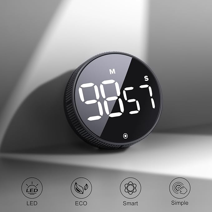 BlueSnail Kitchen Timer with LED Digital Display Smart Efficana - Image 2