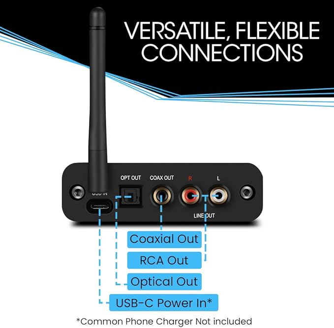 B2 LDAC/aptX HD Bluetooth 5.1 Hi-Fi Audio Receiver - Image 7